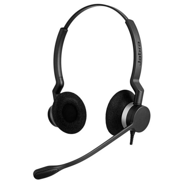 Проводная гарнитура Jabra BIZ 2300 DUO QD черный