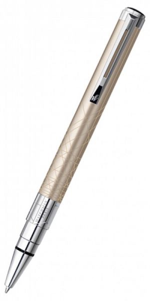 Шариковая ручка WATERMAN Perspective (S0831460) Champagne CT (M) чернила: синий латунь блестящий хром