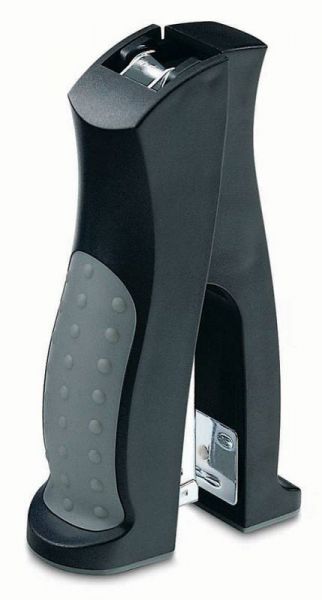 Степлер KW-trio 5533BLK вертикальный 24/6 Elegant Half-strip до 20 листов 150 скоб черный